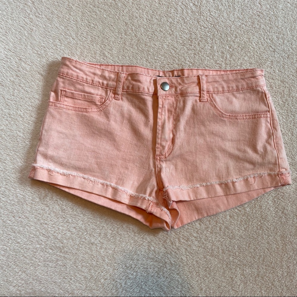 Forever 21 Light Pink Denim Shorts